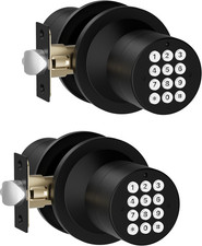 Door Knob with Keypad, Keyless Entry Door Lock, Front Door Knob Child Proof, Aut