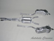 IMASAF AUSPUFF SET für Audi A6 + Avant 2.4 + 2.6 quattro MSD ESD re+li +Anbaut.