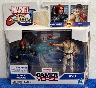 Marvel VS. Capcom Infinite: Black Widow & RYU Gamerverse 2018 Figures Hasbro NEW