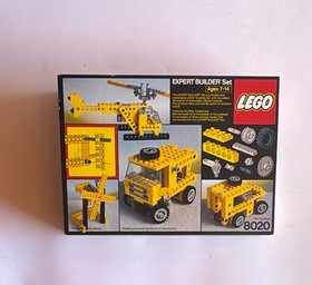 Lego Expert Builder Set 8020 Vintage 1984 Technic Yellow Utility Truck Complet