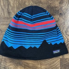 Patagonia Beanie Unisex One Size Mountains Rare Clean