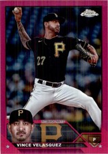 Vince Velasquez 2023 Topps Chrome Update Magenta Refractor #USC109 100/399
