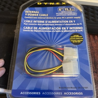 DYNEX INTERNAL Y-POWER CABLE 6'' 15.2cm DX C101891