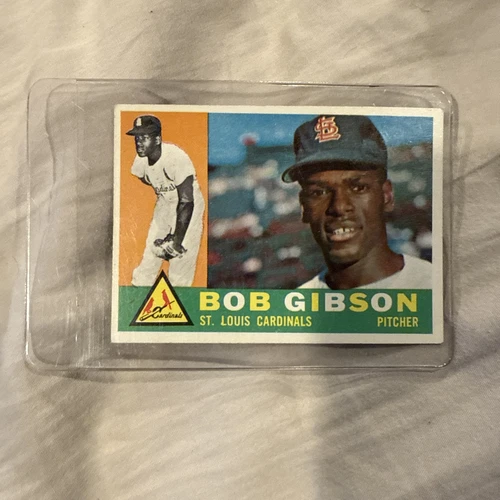 1960 Topps Bob Gibson #73 St Louis Cardinals HOF 2nd Year SGC 3.5