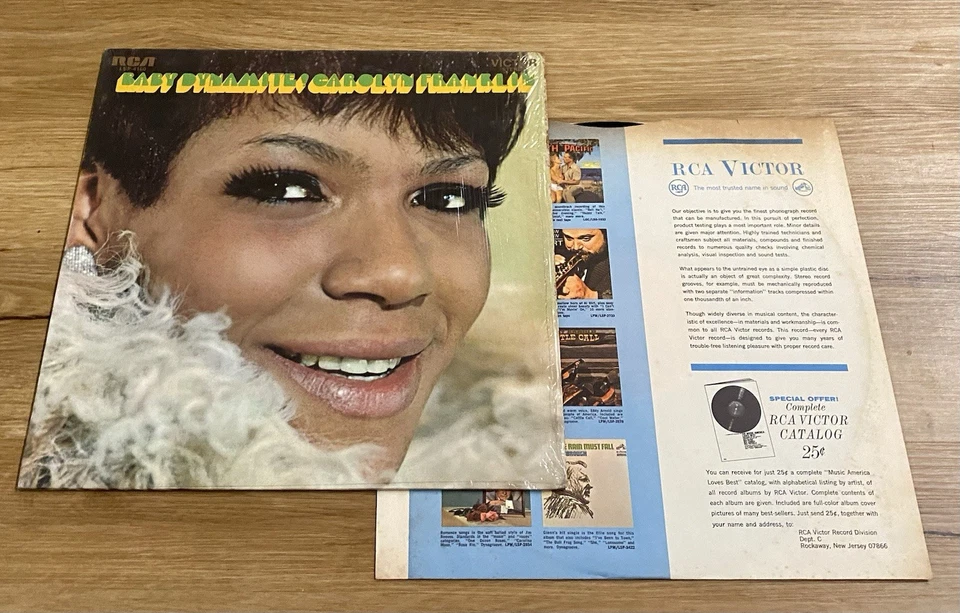 RARE 60s Northern Soul LP Record CAROLYN FRANKLIN Baby Dynamite RCA Orange VG+* Foto 2 de 4