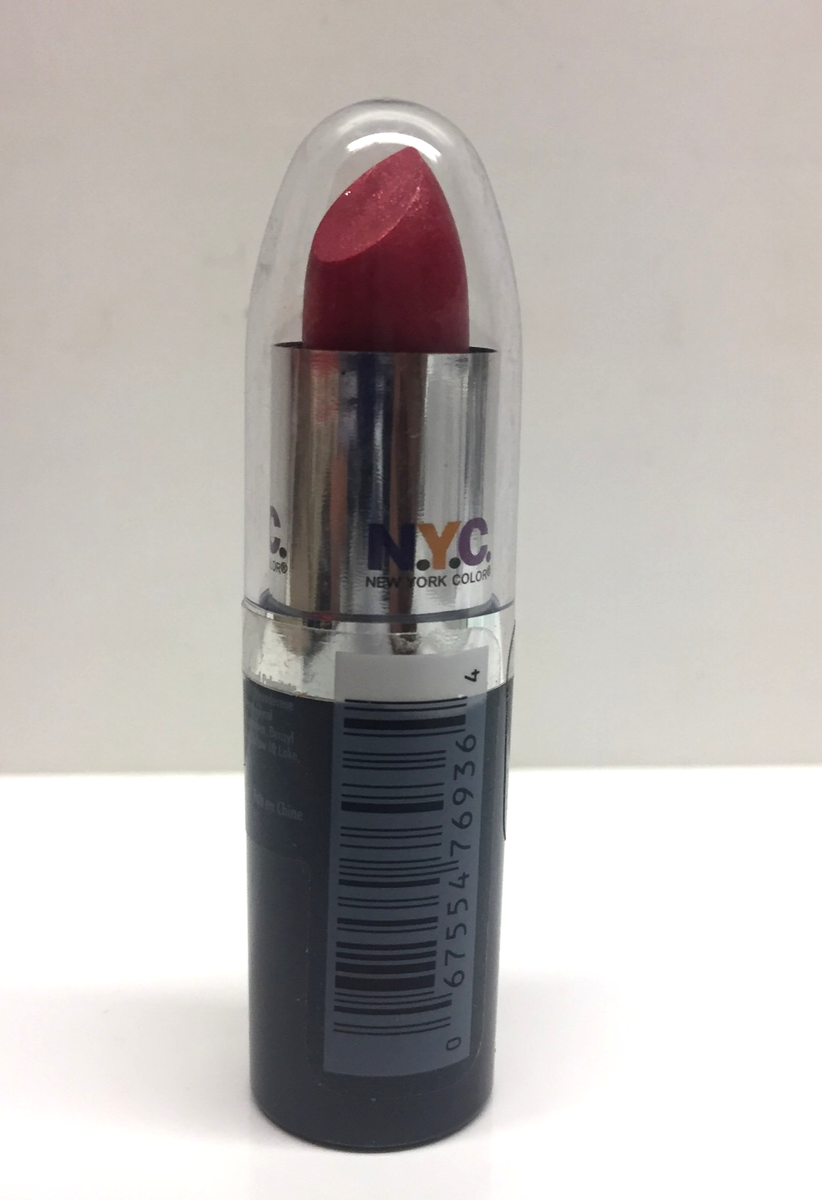n.y.c ultra moist lip wear ruby New York Color NYC Lipstick Lip Color Pick your color creamy texture easily glides onto lips doesnt feather or bleed key ingredients formula with conditioning vitamin e net wt NYC Ultra moist Lip Wear