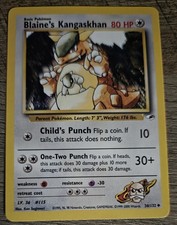 Pokemon Gym Heroes Blaine's Kangaskhan 36/132 Non-Holo on eBay