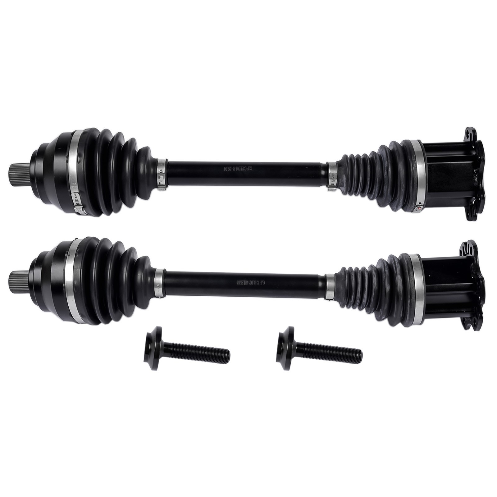 Pair Front LH+RH CV Axle Drive Shafts For Bentley Continental GTC 2003-2012 6.0L