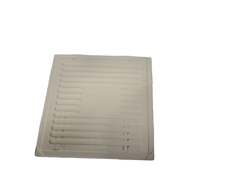 Azulejo de cerámica verde esmeralda cuadrado de metro de 4,25 pulgadas vintage moderno de mediados de siglo Foto 3 de 4