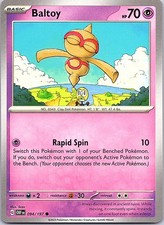 Baltoy Obsidian Flames 094/197 Common Pokemon Near Mint Pokemon Card