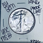 1946 BU GEM LIBERTY WALKING SILVER HALF UNC MS+++ U.S. MINT RARE COIN 9726