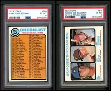 1973 Topps Baseball High Number Complete Set Cards #529-660 6 - EX/MT 6560294