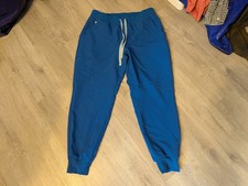 FIGS Technical Collection Jogger Scrub Pants Blue Adult Large