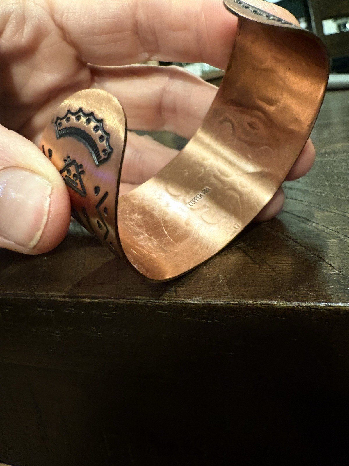 Bell Trading Post Solid Copper Native American Th… - image 8