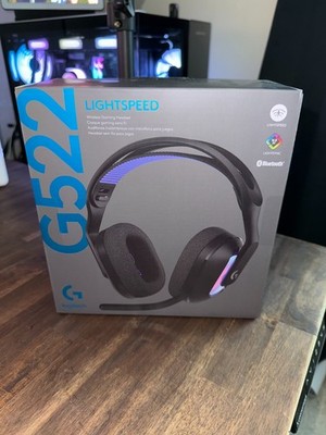 New Logitech G522 Lightspeed Wireless Black 981-001491 Wireless Gaming Headset