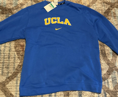 Nike UCLA Bruins Blue Gold Crewneck Sweatshirt Pullover XL Men's College
