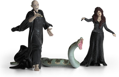 Harry Potter - 3PC Voldemort, Bellatrix Lestrange and Nagini Figurines - Harry P