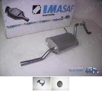 Imasaf ESD Auspuff Endtopf für Opel Agila 1.2 16V + Twinsport 55/59KW