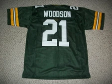 CHARLES WOODSON Unsigned Custom Green Bay Sewn New Football Jersey Sizes S-3XL