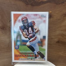 Topps 2010 Jermaine Gresham Rookie #64 Cincinnati Bengals Football Card. rookie card picture