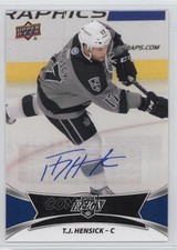 2016-17 Upper Deck AHL Auto TJ Hensick #52 Auto z6b
