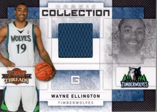 2009-10 Panini Threads Rookie Collection Materials 26 Wayne Ellington Jersey/250
