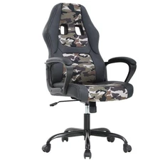 Office Chair PC Gaming Chair Cheap Desk Chair Ergonomic PU Leather Executive ...