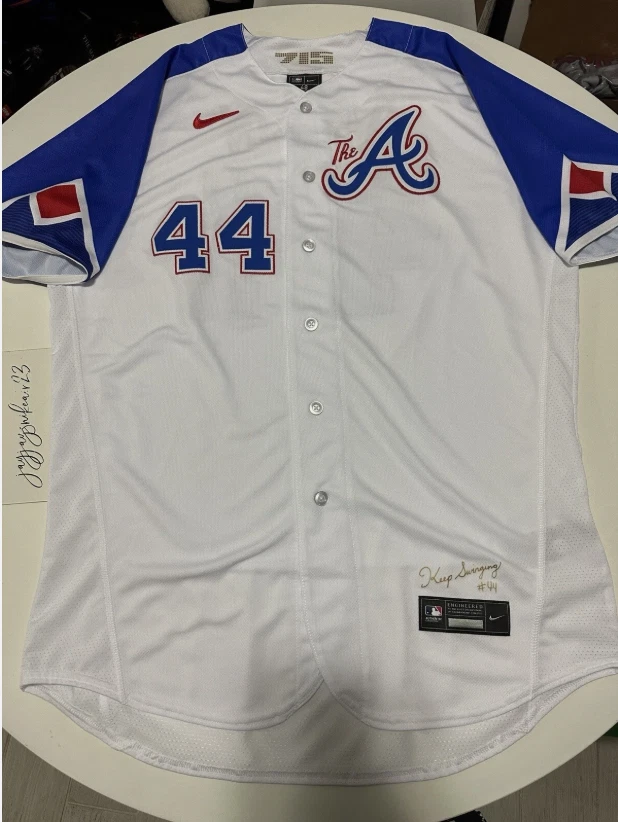 Hank Aaron Atlanta Braves MLB Jerseys for sale | eBay