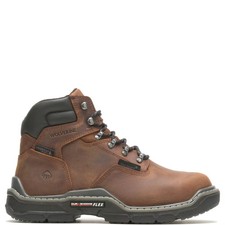 Wolverine Men Raider DuraShocks Waterproof 6" Met-Guard Work Boot Shoes