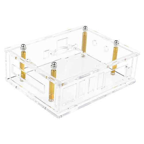 Acrylic Transparent Enclosure Case House With Cooling Fan For Orange Pi 5 Plus k - Photo 2/14