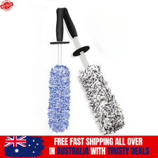 Car Wheel Cleaning Brush Tool Tire Washing Clean Alloy Soft Bristle Cleaner Tool