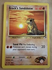 Pokemon TCG Brock's Sandshrew 72/132 Gym Heroes Regular Unlimited English on eBay