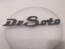1946 1947 1948 1949 Desoto Desoto Used Oem Mopar Fender Emblem Nameplate Oem