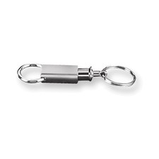 Silver-plated Valet Key Ring