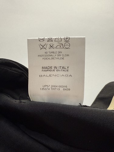 Balenciaga Vintage Fall 2004 Black Wool Parachute Balloon Crop Pants 36 Runway - Picture 10 of 17