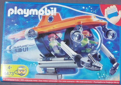 PLAYMOBIL 4473 U-BOOT Suchmaschine Unterwasser BLUE PLANET Box NEU