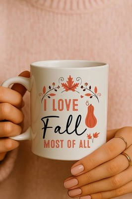 I Love Fall Most of All Tasse Halloween 11 Unzen Tee Kaffee Herbst Tasse Geschenk Sie Ihn