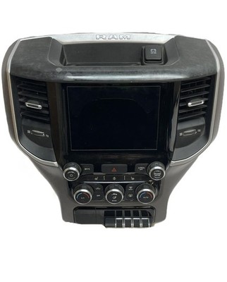 2020 DODGE 1500 Radio Controls Dual Climate Controls Center Stack Dash 8'' Bezel