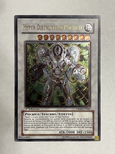 Hyper Psychic Blaster CRMS-IT042 Ultimate Rare 1st Edition Italian Near Mint