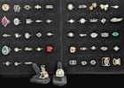 50 LOT Vintage/Modern Estate Costume Jewelry RINGS & COCKTAIL Rings - Stunning!