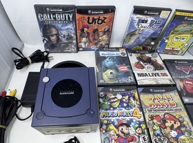 Nintendo GameCube Console with All Hookups Memory Card 12 Games Tested