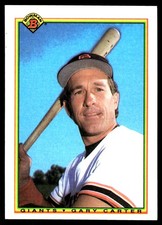 Gary Carter 1990 Bowman #236 Giants MLB READ FREE SHIPPING AutographDen
