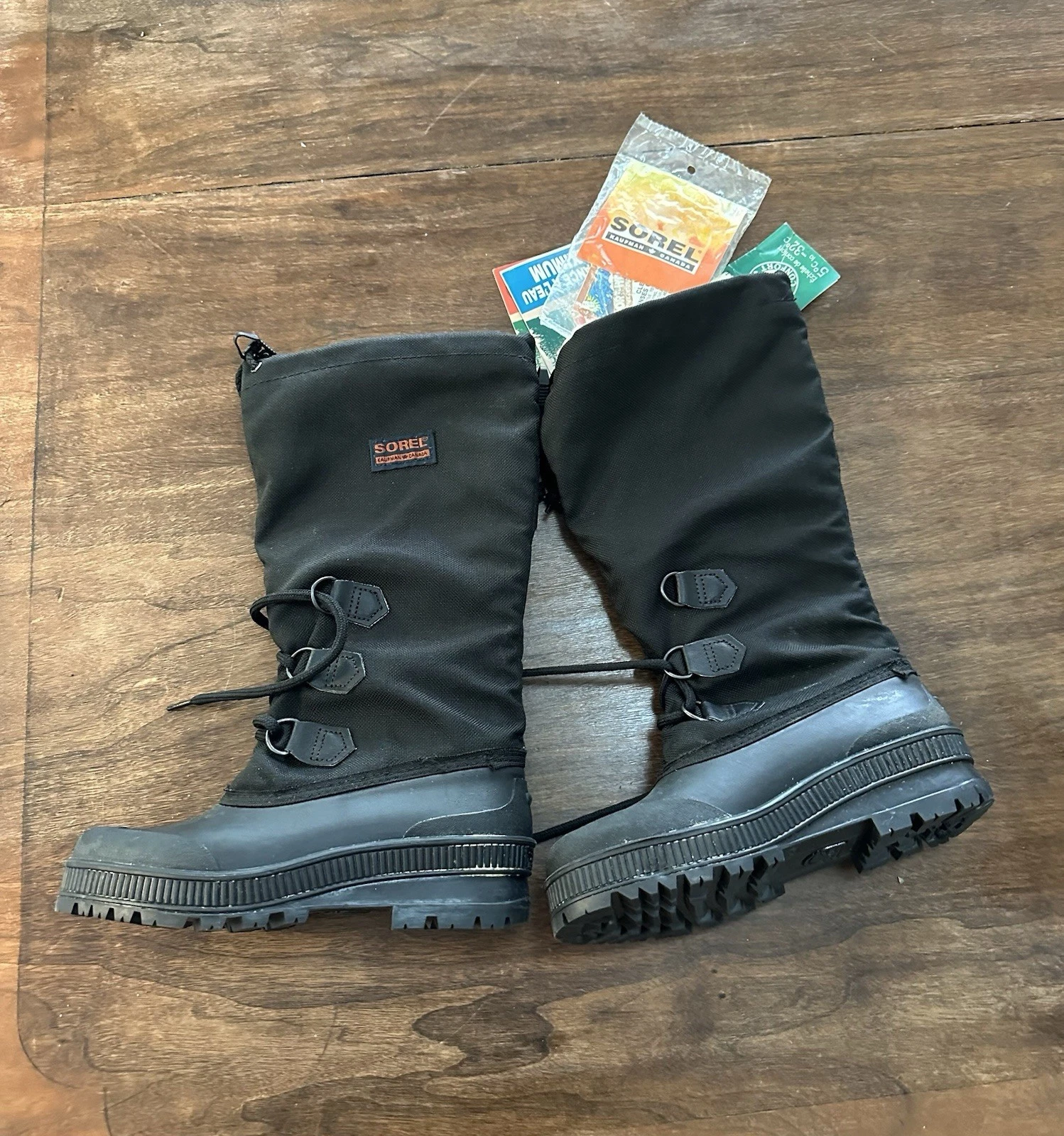 Sorrel Women’s Snowcap Winter Boots Black Size 5 New No Box with Tags Warm