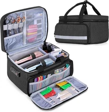 Hair Clipper Carrying Case, Hair Cutting Supplies Bag Compatible with Ufree/B...