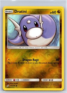 Dratini 116/181 Common Reverse Holo Team Up Pokemon TCG