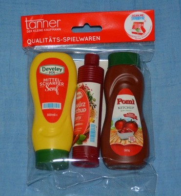 Kinder Kaufladen Artikel :Dosen, Pizza,Zwieback,Kekse,Nutella ,Tee, Obst, Gemüse