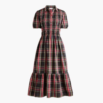 long sleeve midi dress with slit Addie Side-Knot Midi Dress