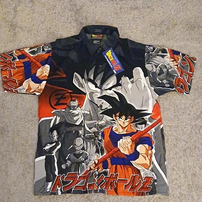 25+ Dragon Ball Z Casual Button-Down Shirts for Men for sale