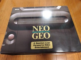 SNK Neo Geo AES Console with Fighting Stick NEO 2 Games Memory Card Japan Used