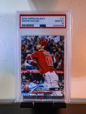 SHOHEI OHTANI 2018 TOPPS HOLIDAY (RC) #HMW17 PSA 10 GEM MINT 💎